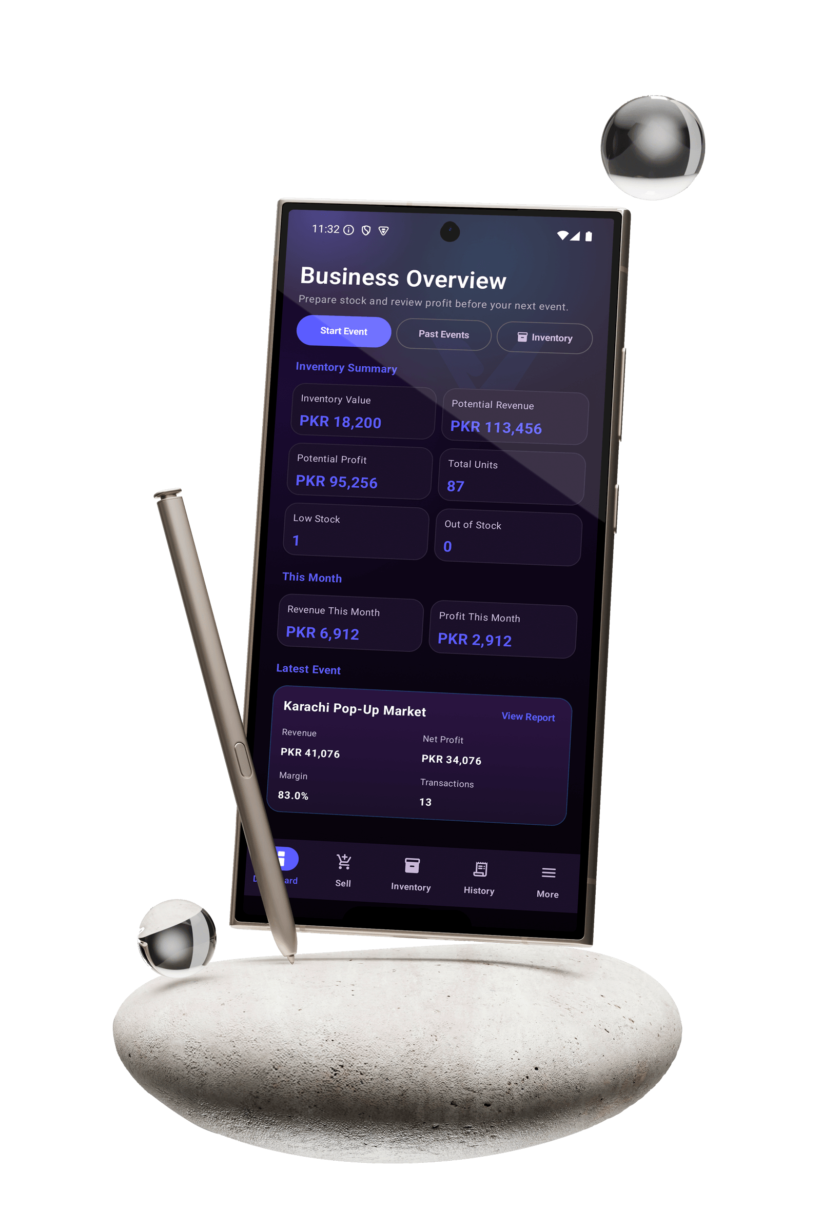 VendorCue Android app screenshot