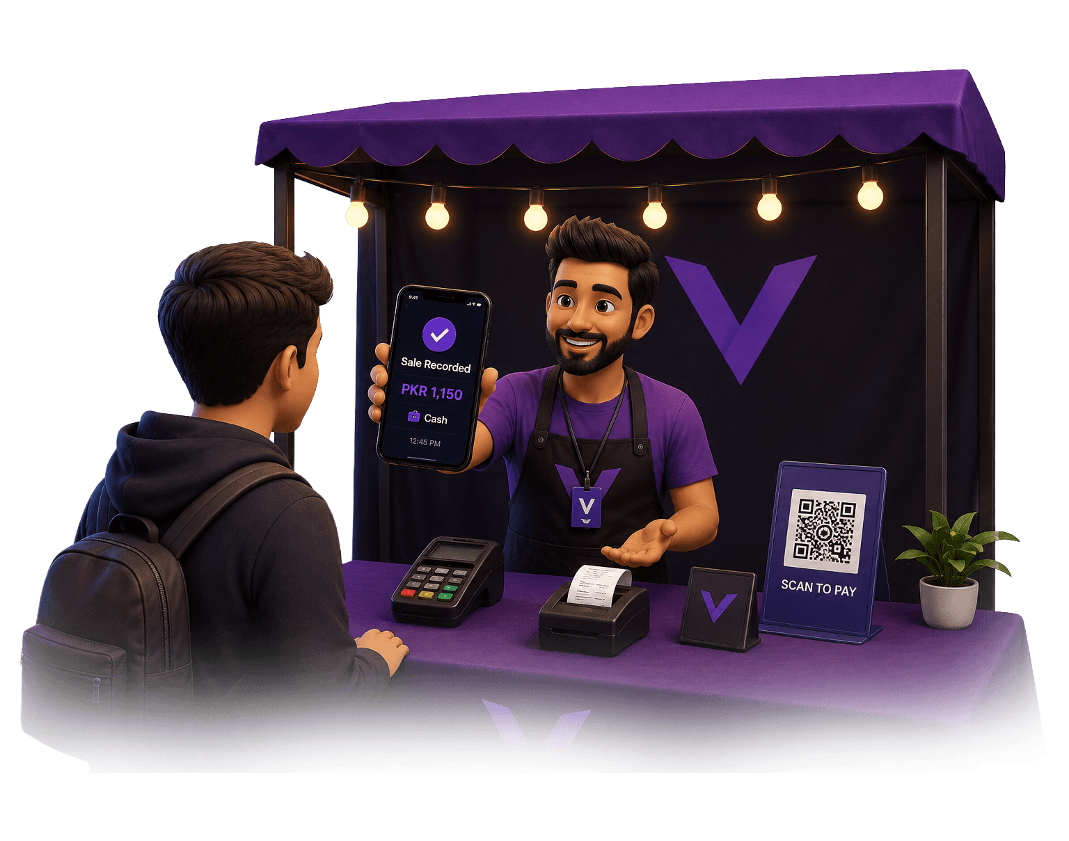 VendorCue sales and inventory illustration